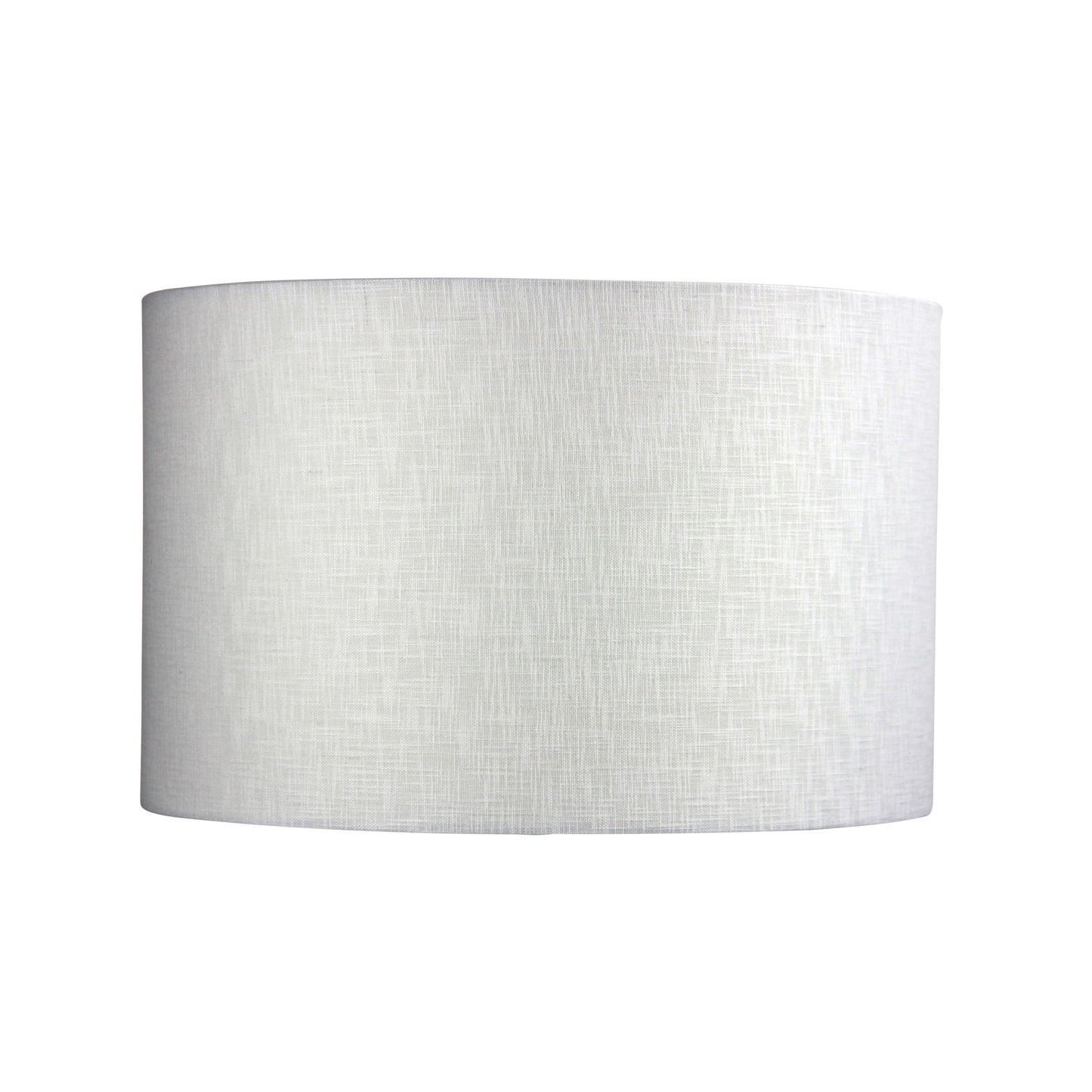 400-400-250 / 16" Drum White Linen Shade E27 Lamp Shade