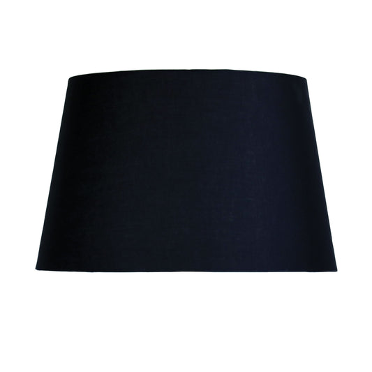 340-430-270 / 17"  Black Cotton Hardback E27 Lamp Shade