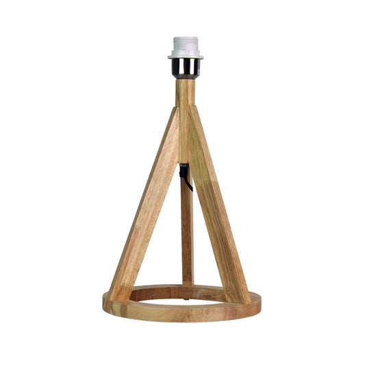 Stabb Table Timber Tripod Lamp Base E27