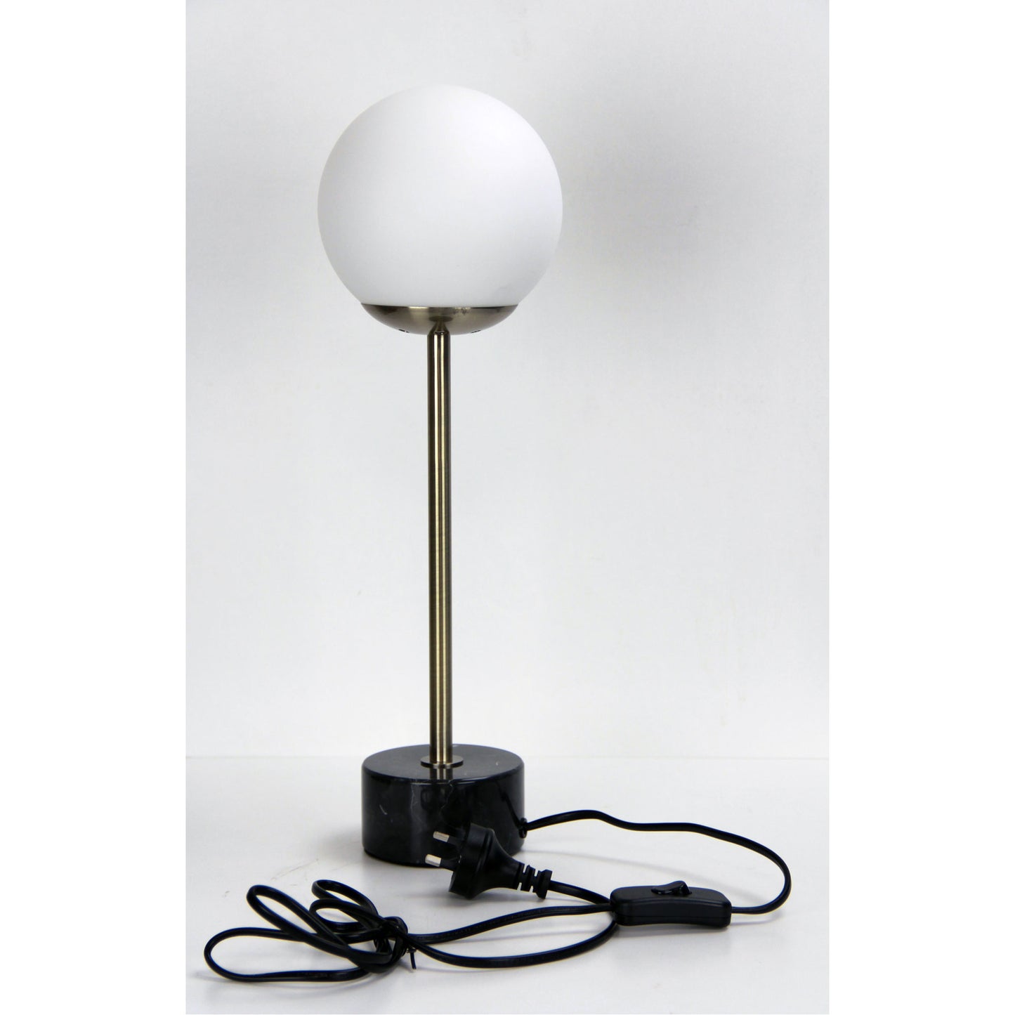 Milton Table Lamp Marble & Antique Brass