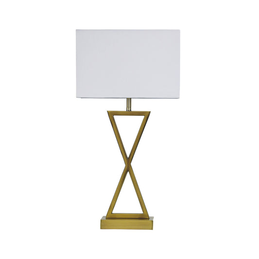 Kizz Table Lamp Antique Brass Complete W/Shade