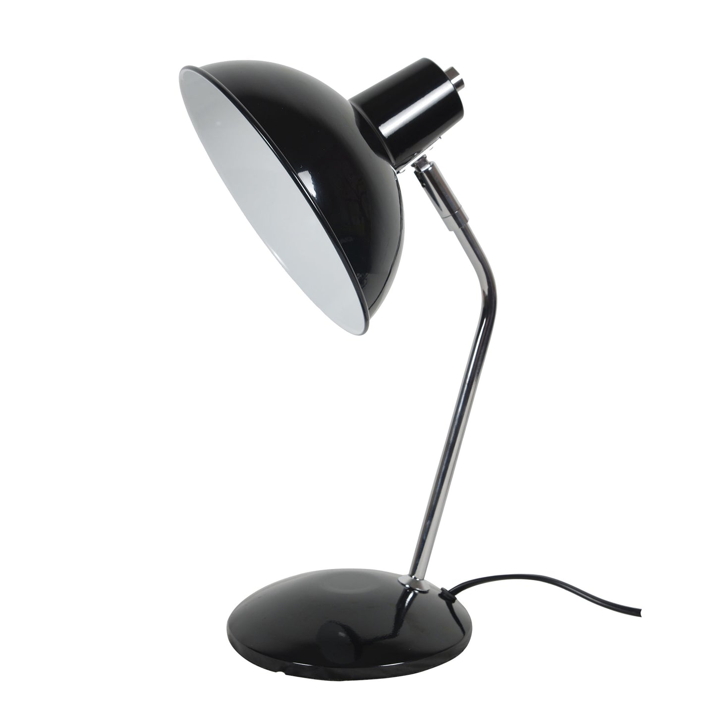 Thea Desk Lamp Black & Chrome