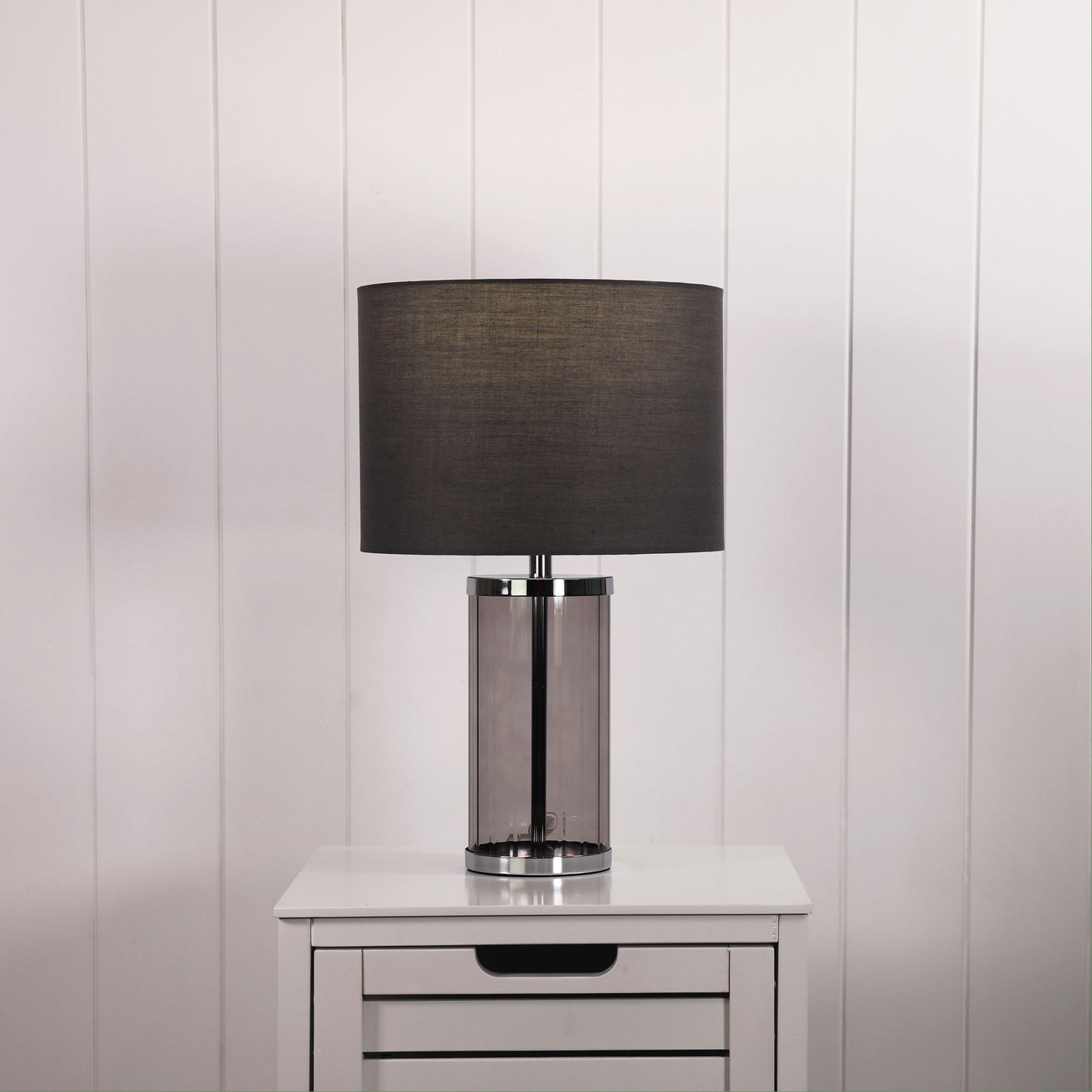 Nizio Grey Complete Table Lamp