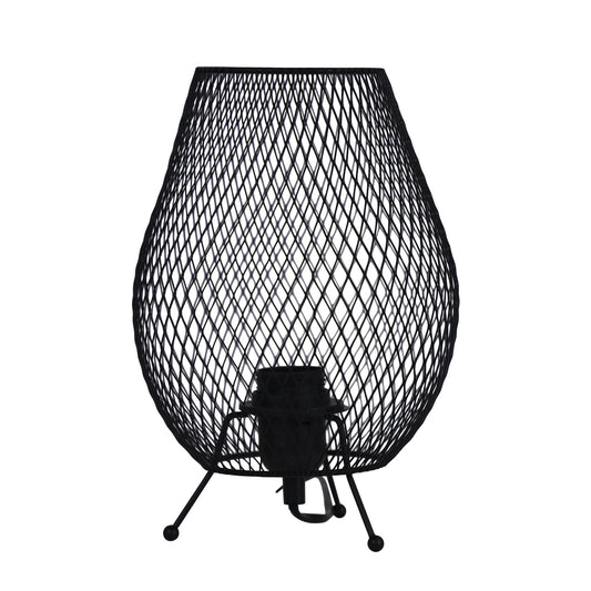 Hyzer Mesh Table Lamp Black