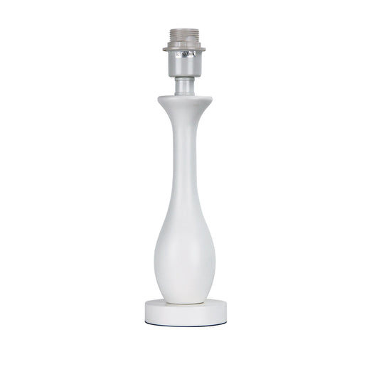 Barton Matt White Table Lamp Base Only