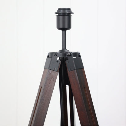 Trevi Floor Lamp Base Walnut E27