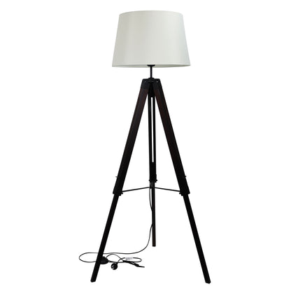 Trevi Floor Lamp Base Walnut E27