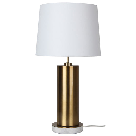 Savona Antique Brass Complete Table Lamp