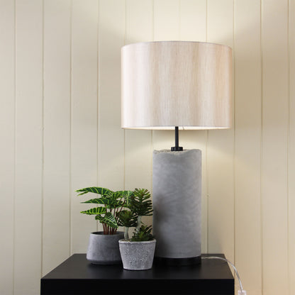 Pilos Concrete Complete Table Lamp