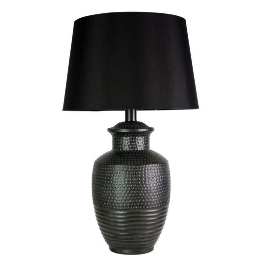 Attica Aged Black Complete Table Lamp