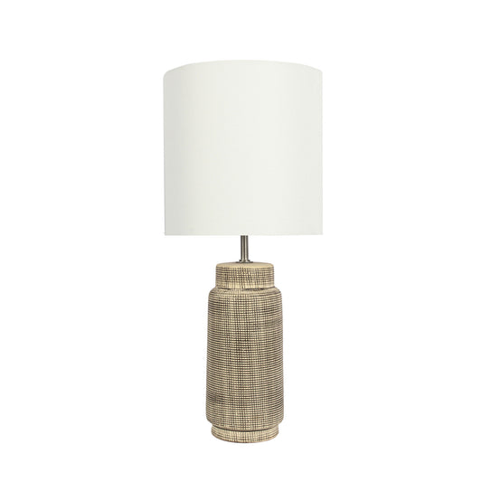 Zamora Ceramic Table Lamp Complete