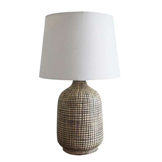 Biscay Ceramic Table Lamp Complete