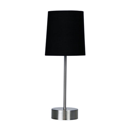 Lancet Touch Lamp W/ Black Shade On-Off