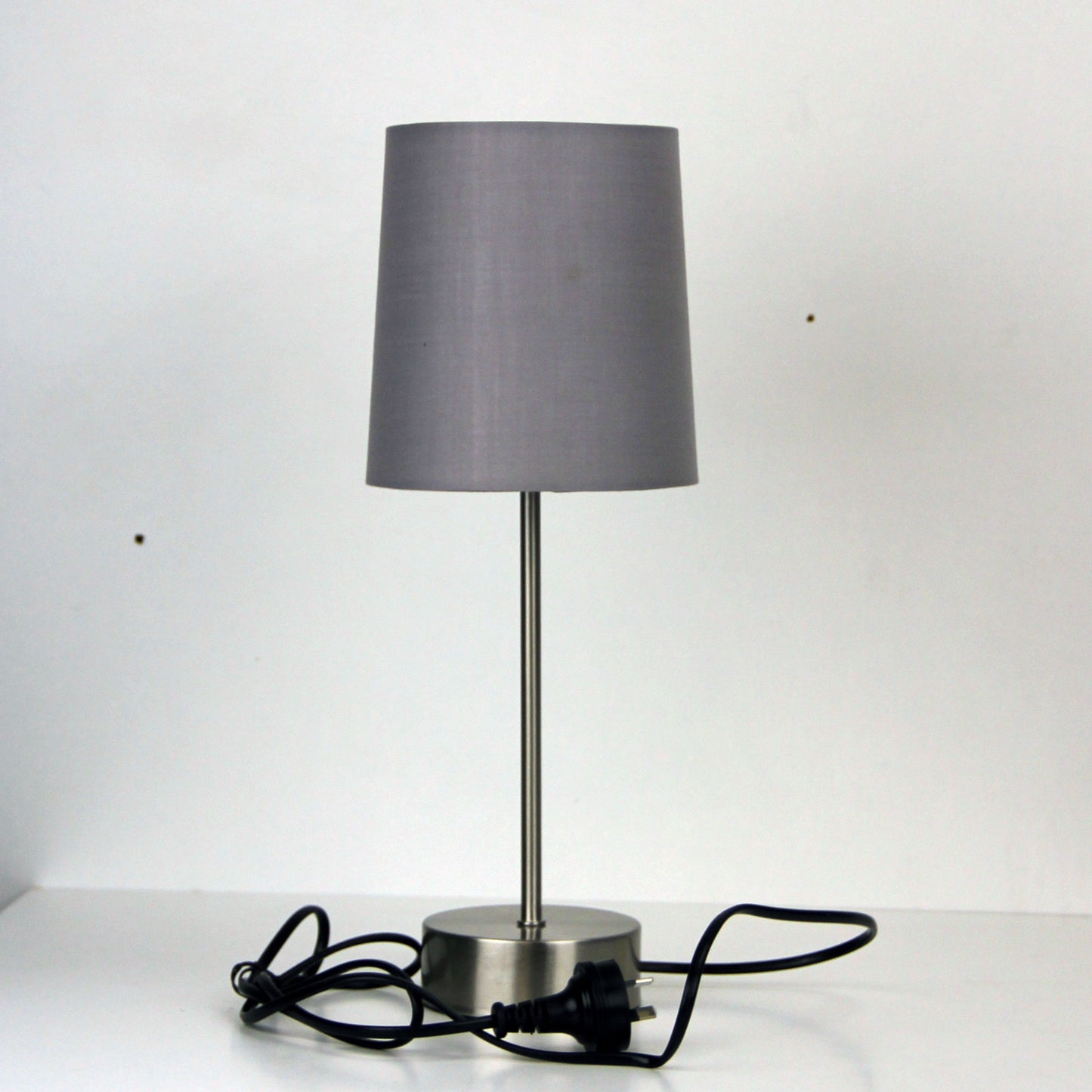 Lancet Touch Lamp W/ Grey Shade On-Off