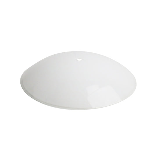 Glass 230mm Button Oyster  Ol47100wh