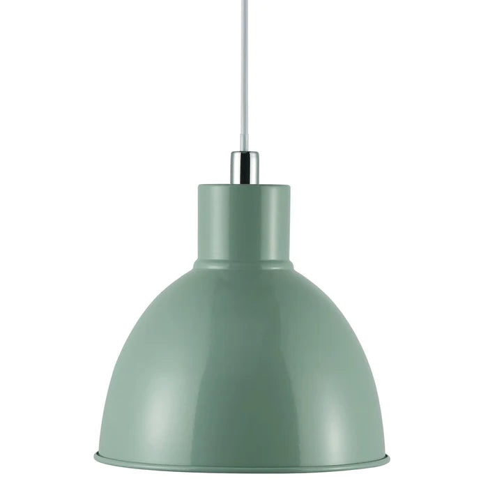 Pop Pendant Green Metal E27