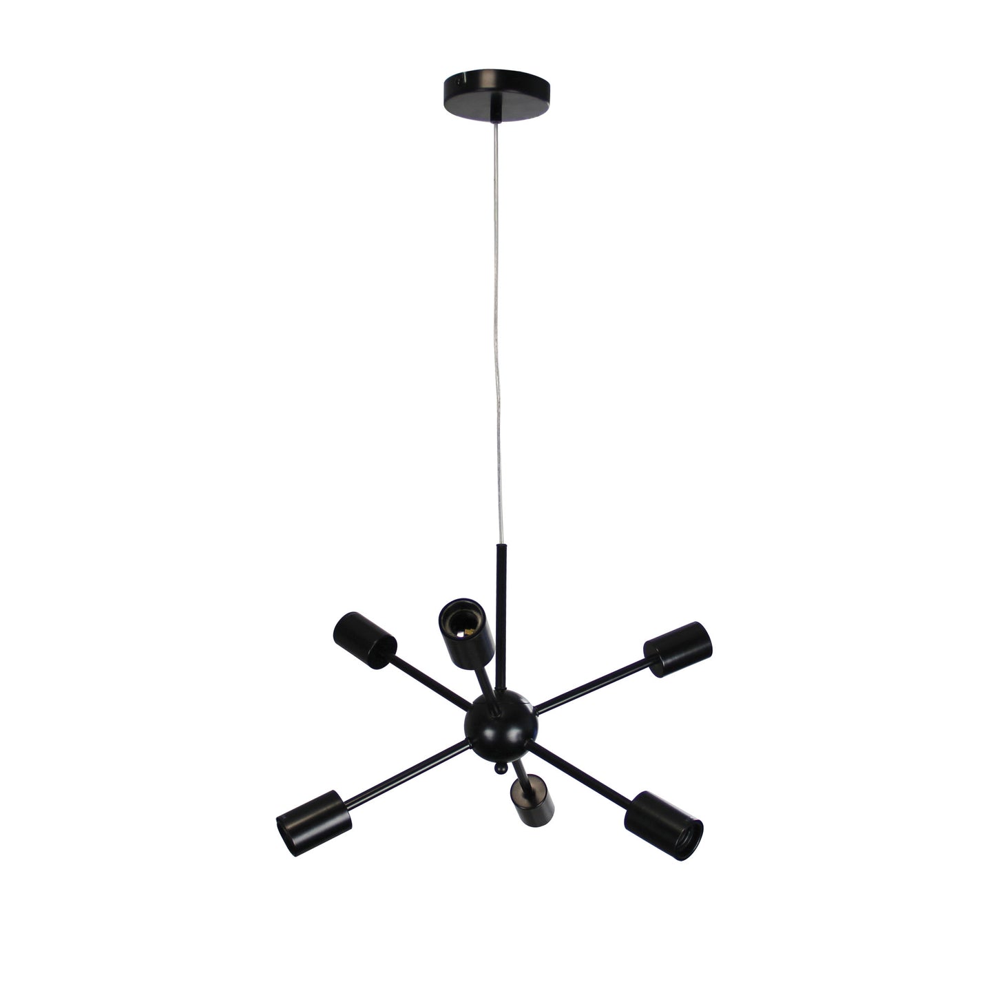 Sputnik.6  Six Light Pendant Black