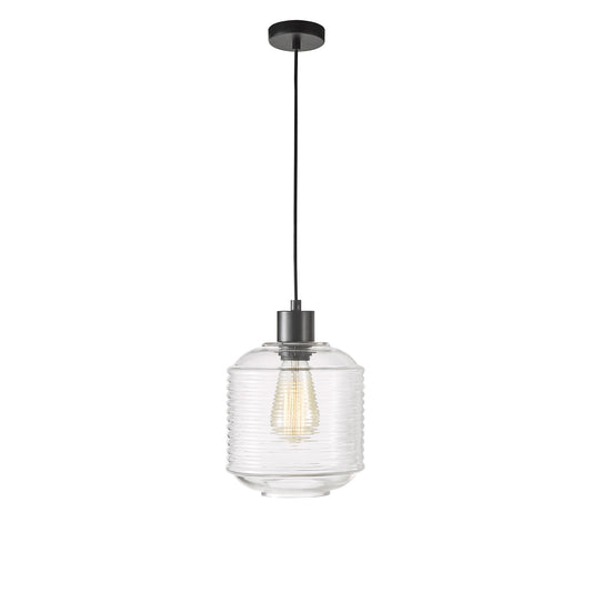 Marconi.18 1LT Pendant Clear Glass