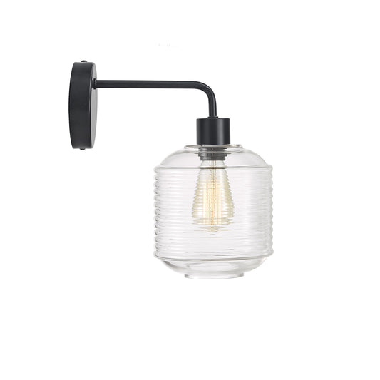 Marconi Wall Light Clear Glass