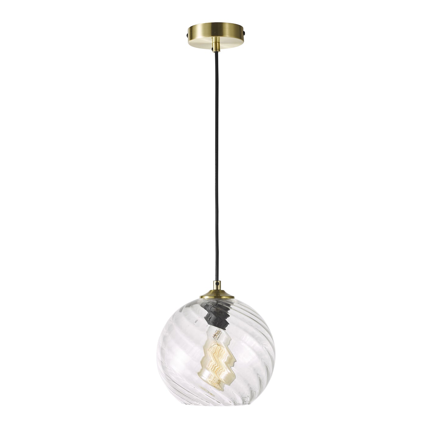 Twist.20 1 LT Pendant Brushed Brass