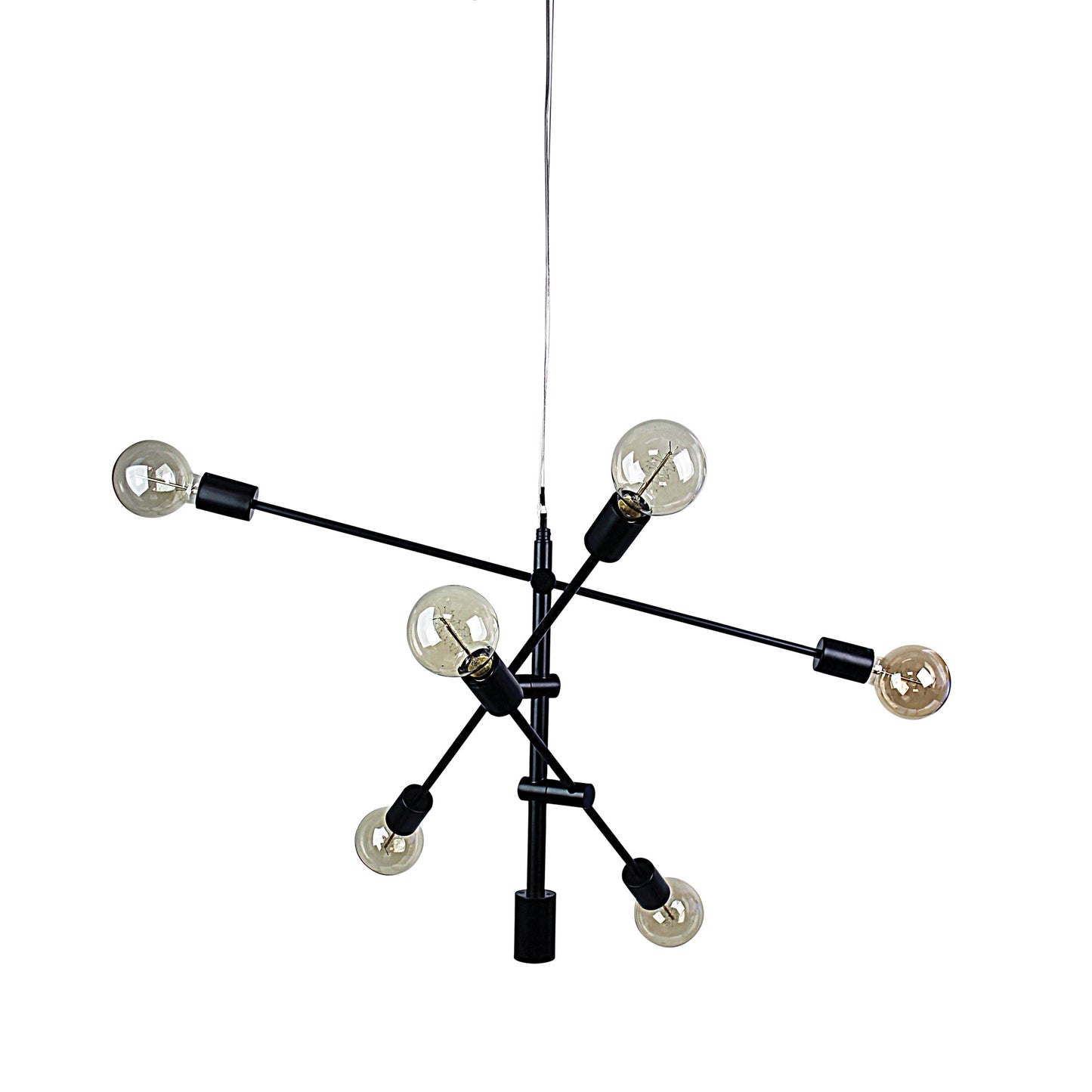 Chelsea 6 Light Pendant Matt Black