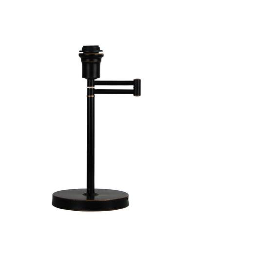 Kingston Swing Arm Table Lamp Base Rubbed Bronze