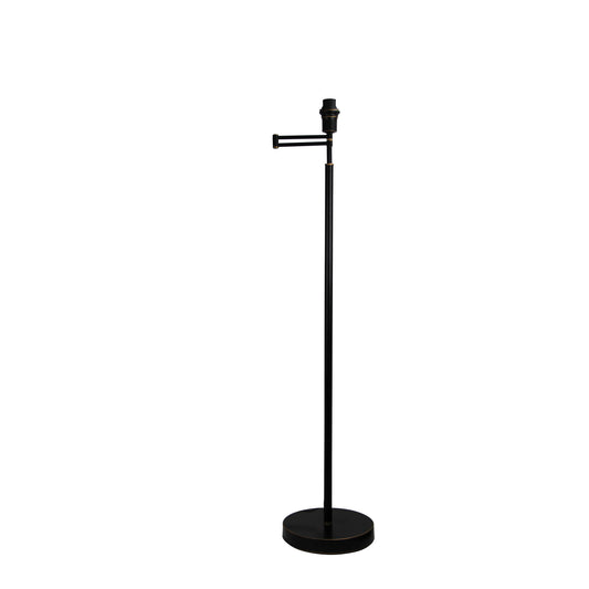 Kingston Swing Arm Floor Lamp Base Rubbed Bronze