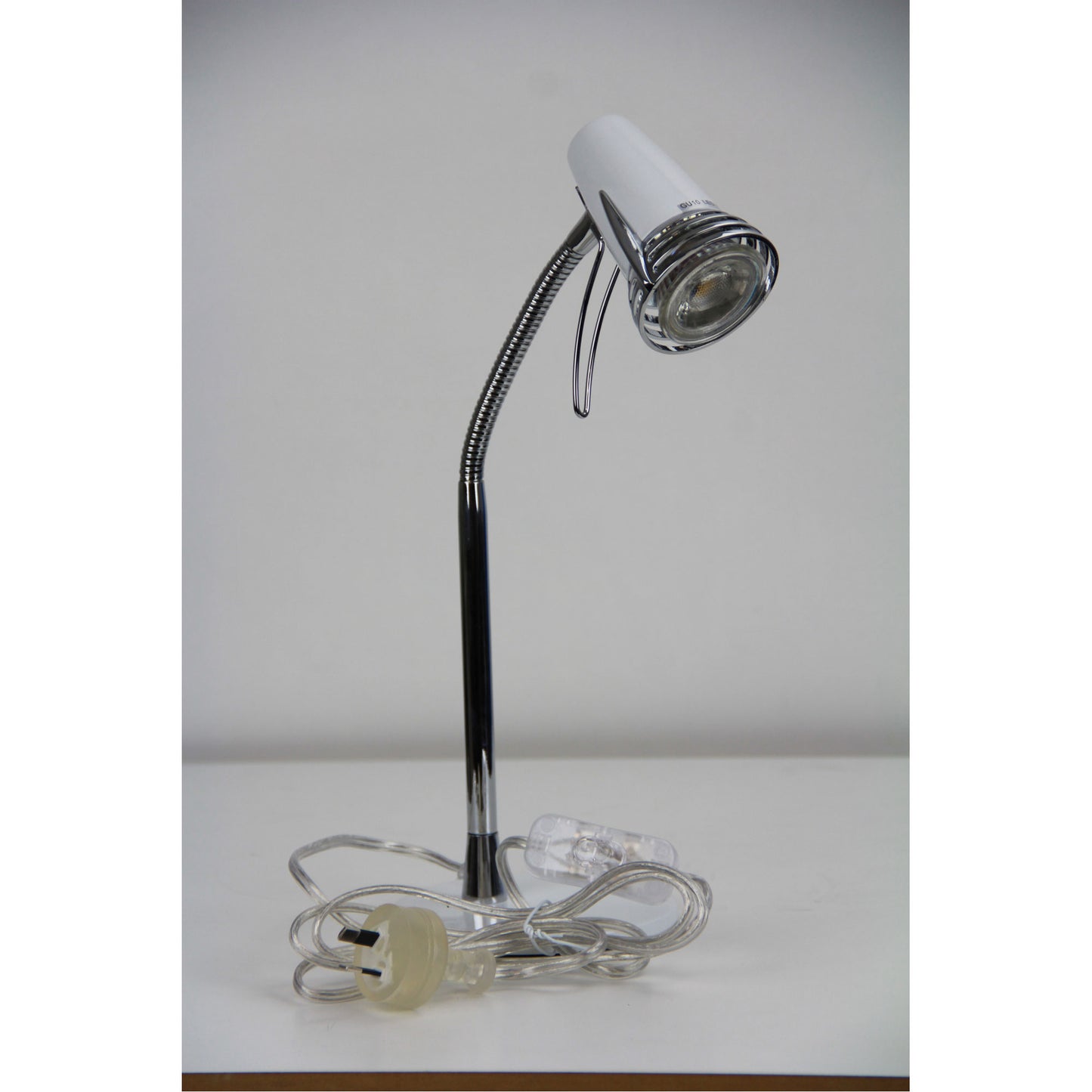 Scoot LED Desk Lamp White/Chrome