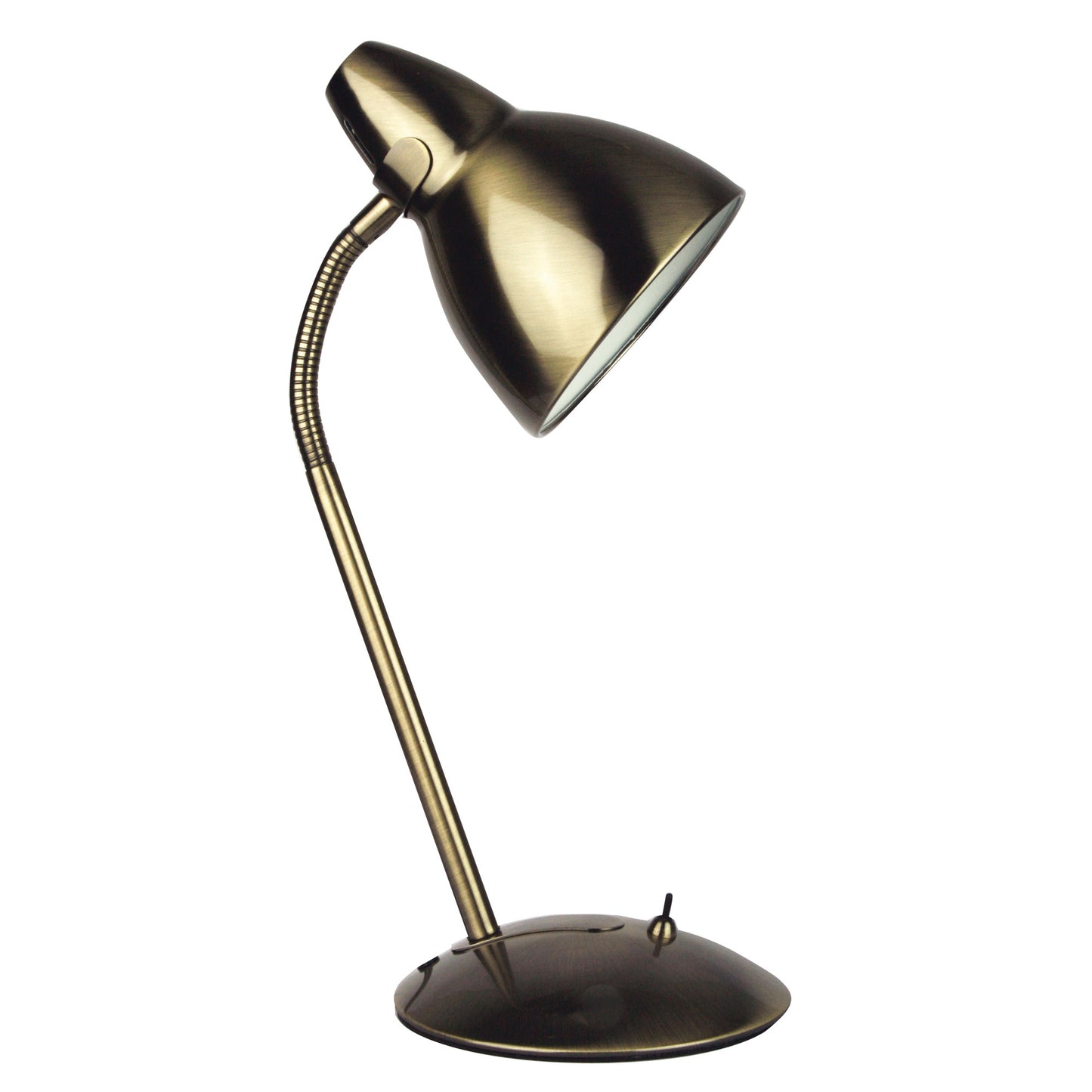 Trax Desk Lamp Antique Brass