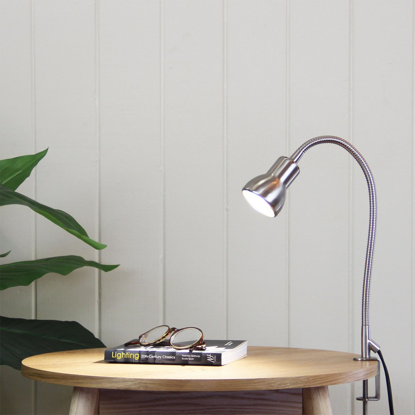 Scope Clamp Lamp Brushed Chrome