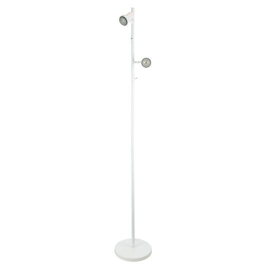 Daxam LED Twin Floor Lamp White