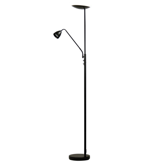 Up2 LED Floor Lamp Matt Black W/ Child