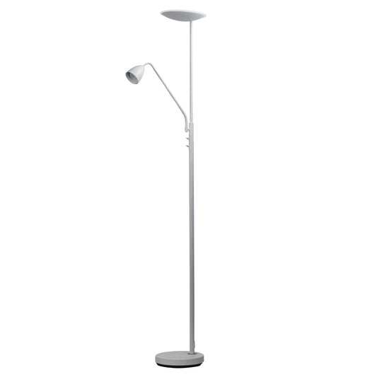 Up2 LED Floor Lamp Matt White W/ Child