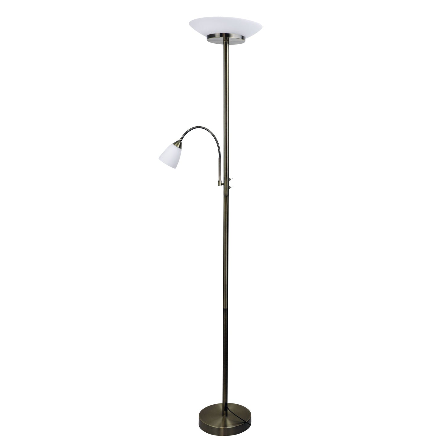 Siena Floor Lamp Antique Brass