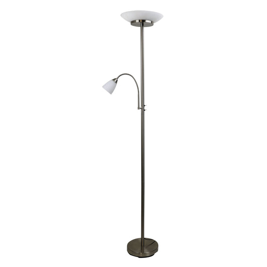 Siena Floor Lamp Brushed Chrome