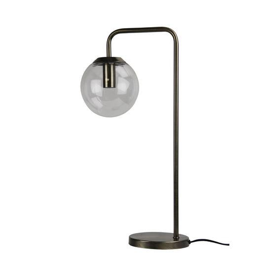 Newton Table Lamp Antique Brass