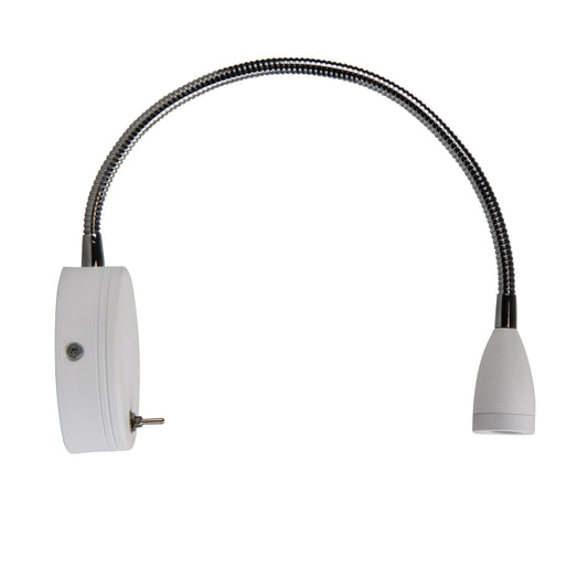 Flexi 3w Wall Light Satin White