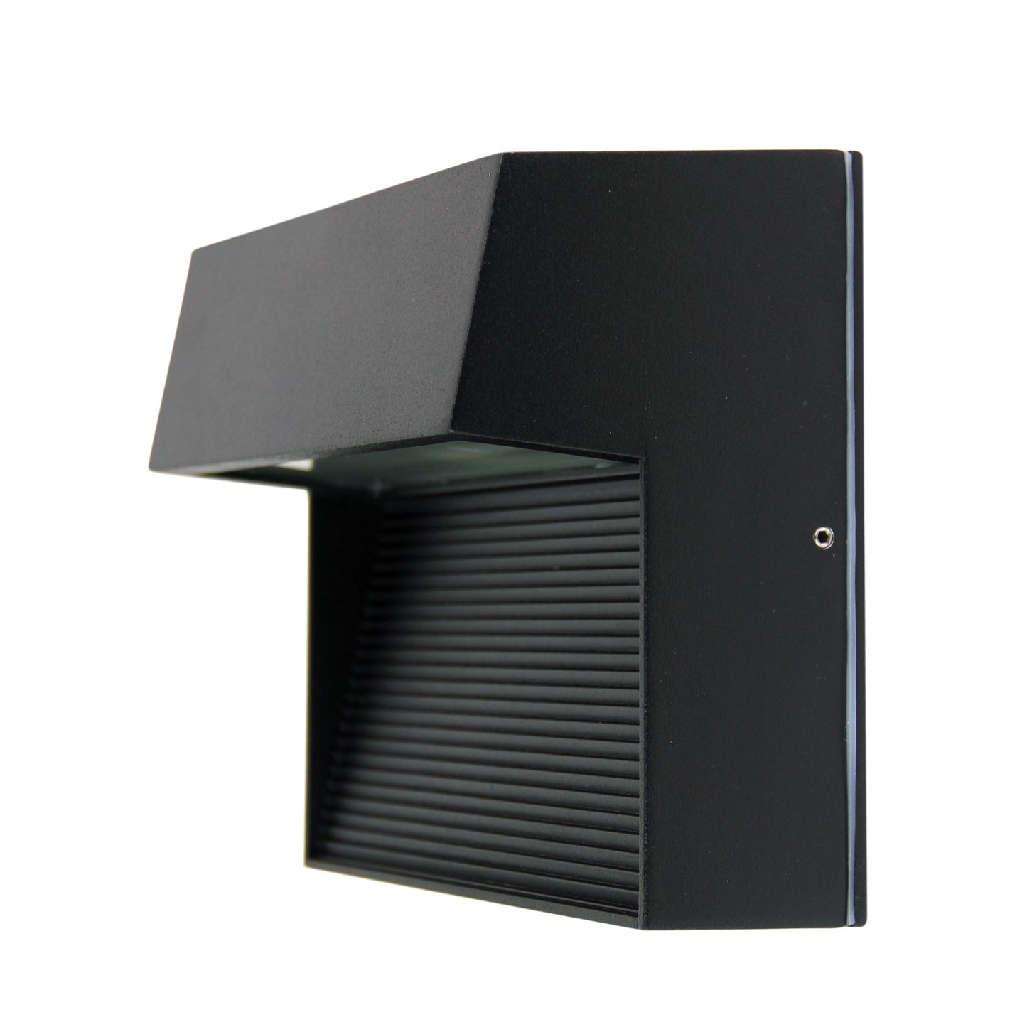 Vargo Square LED Wall Light Black