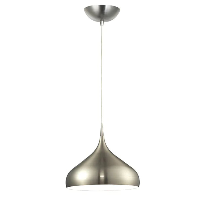 Pendant ES Satin Nickel Dome OD420mm