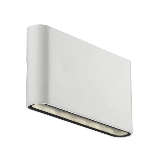 Kinver Wall White Metal IP54 8w 2x400Lm 3K