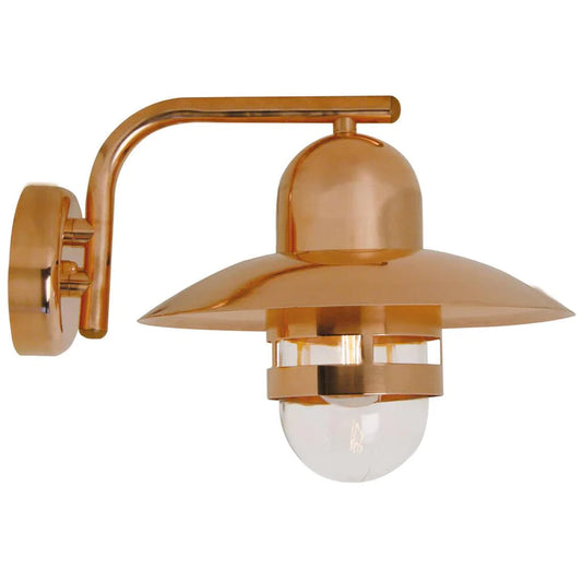 Nibe Wall Copper/Glass Clear IP54 E27