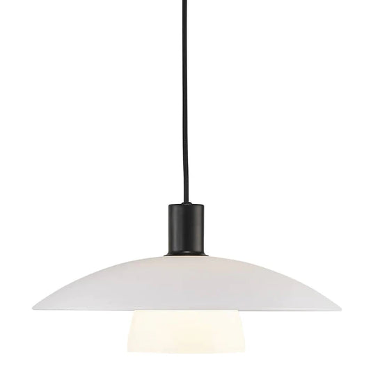 Verona Pendant Black Glass/Metal E27