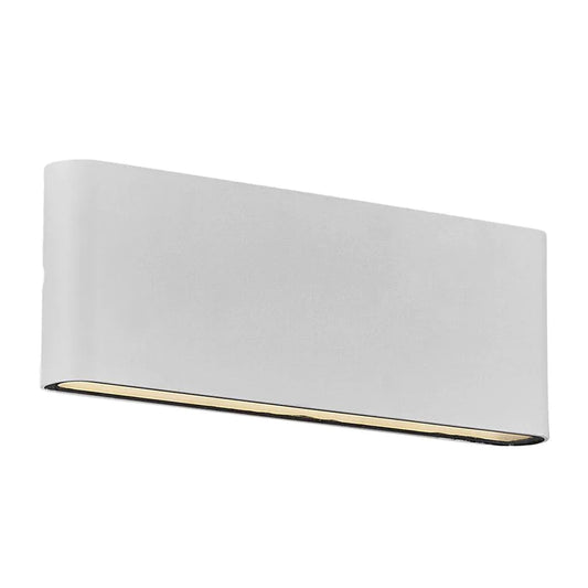 Kinver 26 Wall White Aluminum/Glass IP54 10W 990Lm 3K