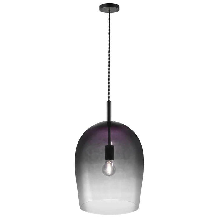 Uma 30 Pendant Smoke Glass/Metal IP20 E27