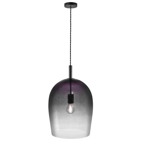 Uma 30 Pendant Smoke Glass/Metal IP20 E27