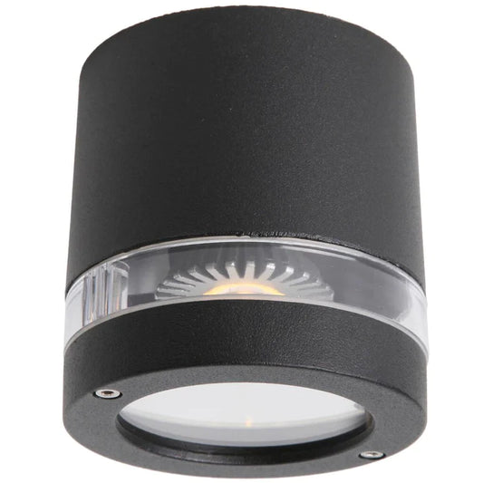 Focus Ceiling Black Metal/PC IP44 GU10