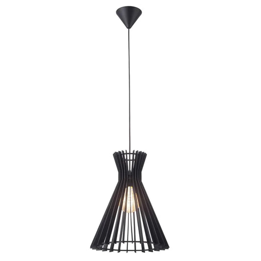 Groa 34 Pendant Black WD/Metal E27