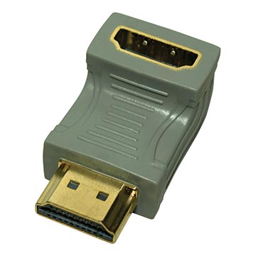 RIGHT ANGLE HDMI MALE TO FEMALE ADAPTOR - 04MM-HDC01