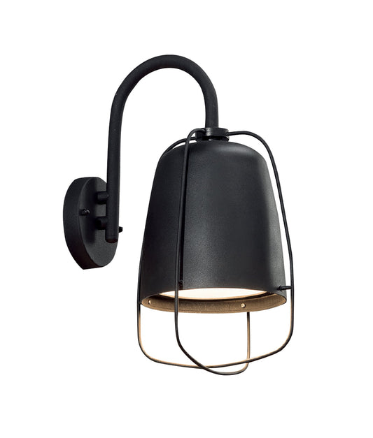 CLA Outdoor Wall Light Matte Black IP44 60W