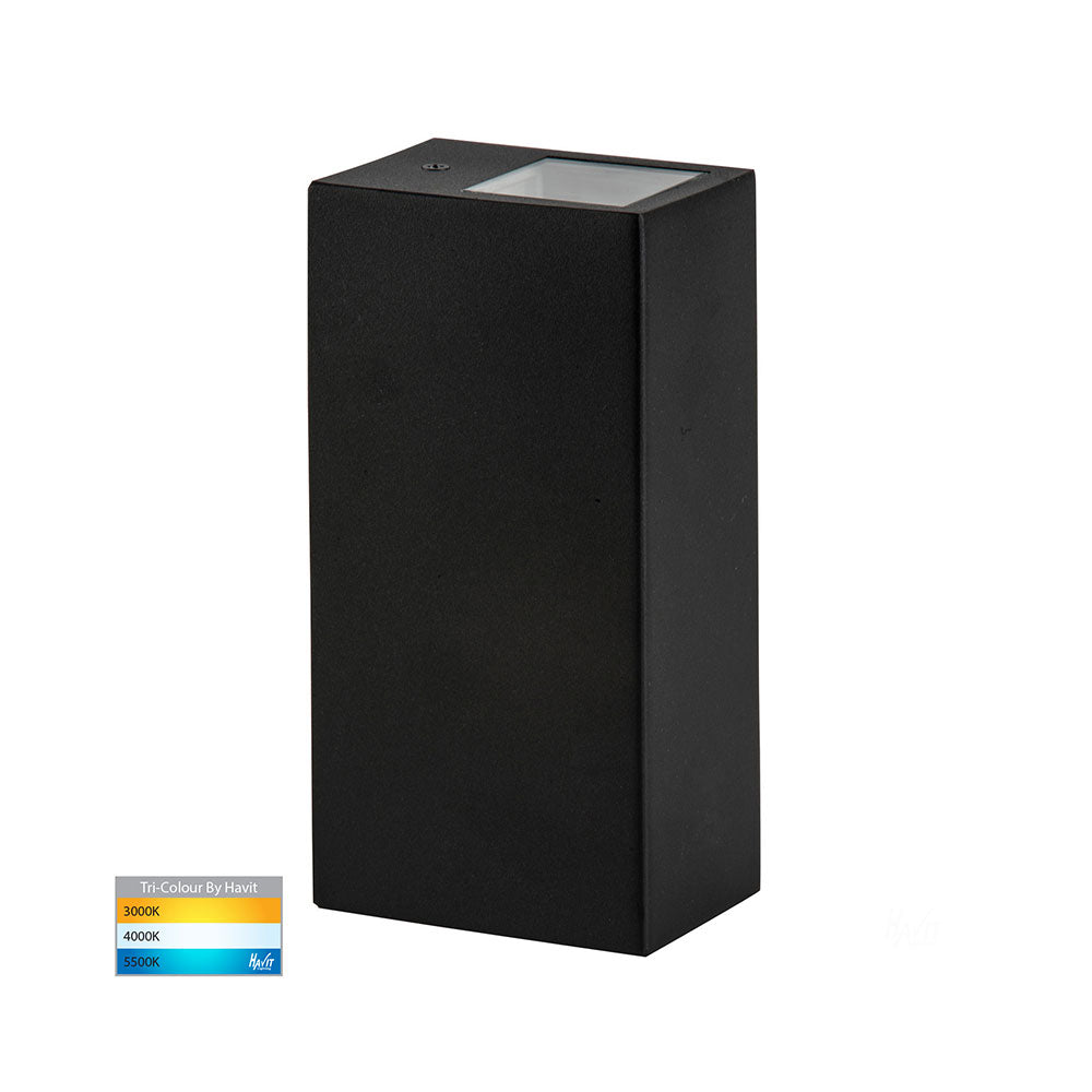 Havit Outdoor Up/Down Wall Light  Black  IP54 2x5W GU10 240V